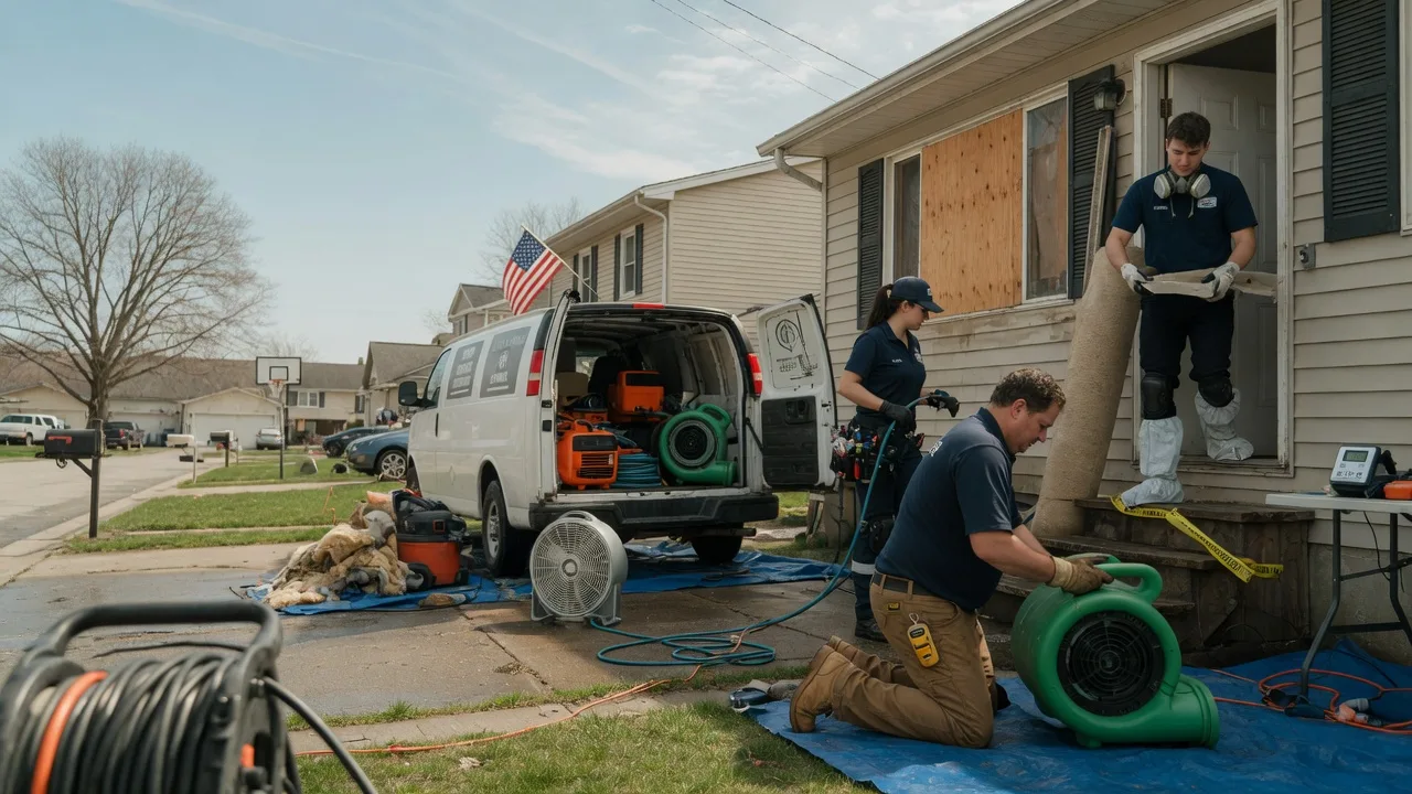 Water Damage Restoration in Worthington, OH near me